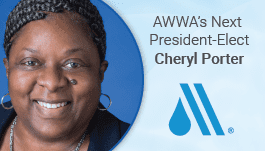 Cheryl Porter, AWWA's next president-elect