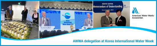 AWWA delegation at Korea International Water Week