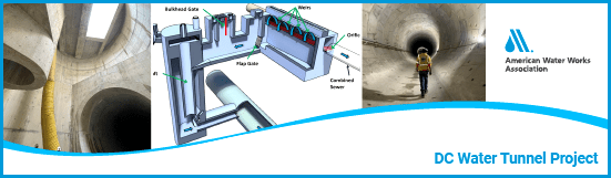 Photos and image from DC Water tunnel project