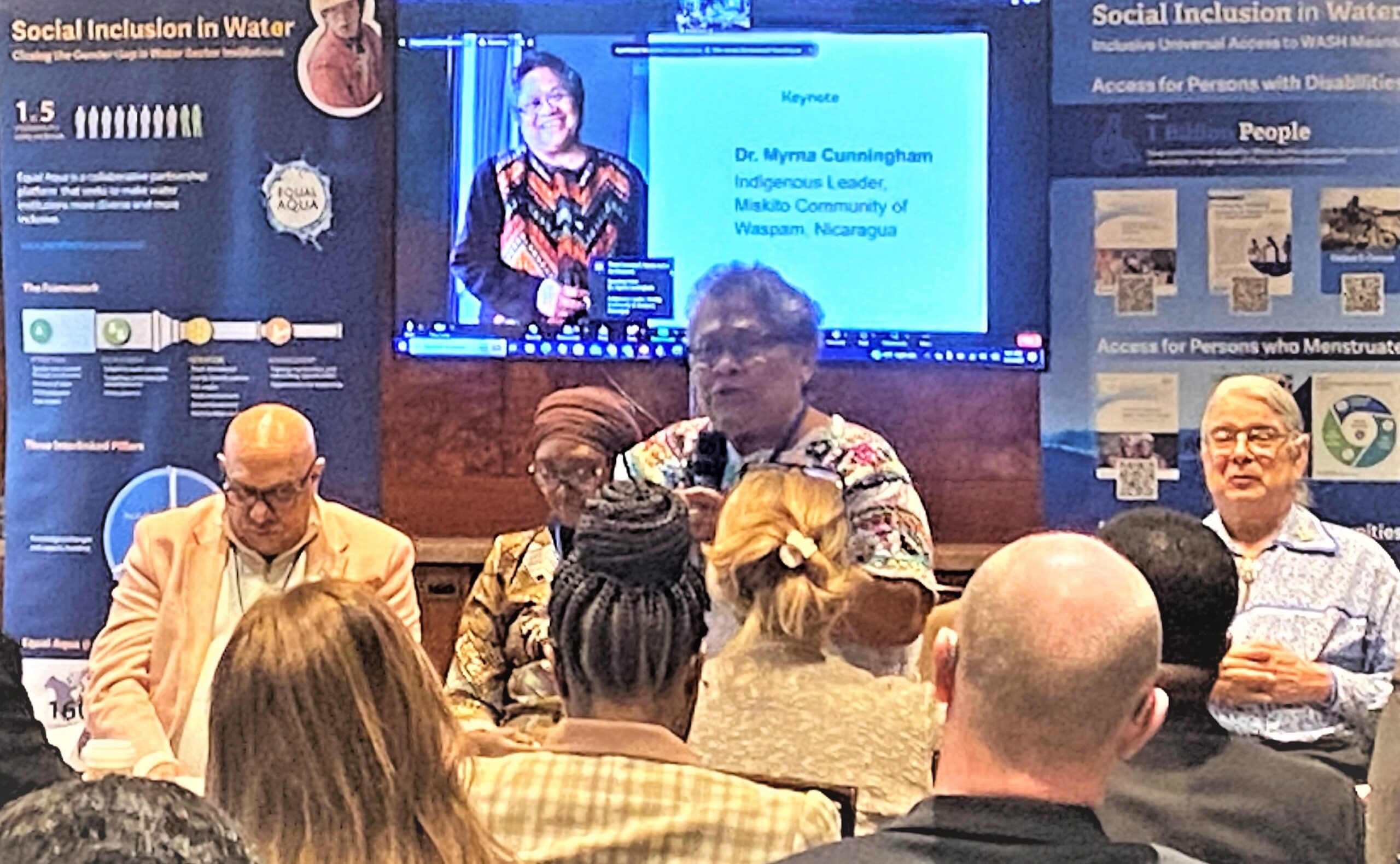 Speaker Dra. Myrna Cunningham, Indigenous Leader of the Miskito Community of Waspam