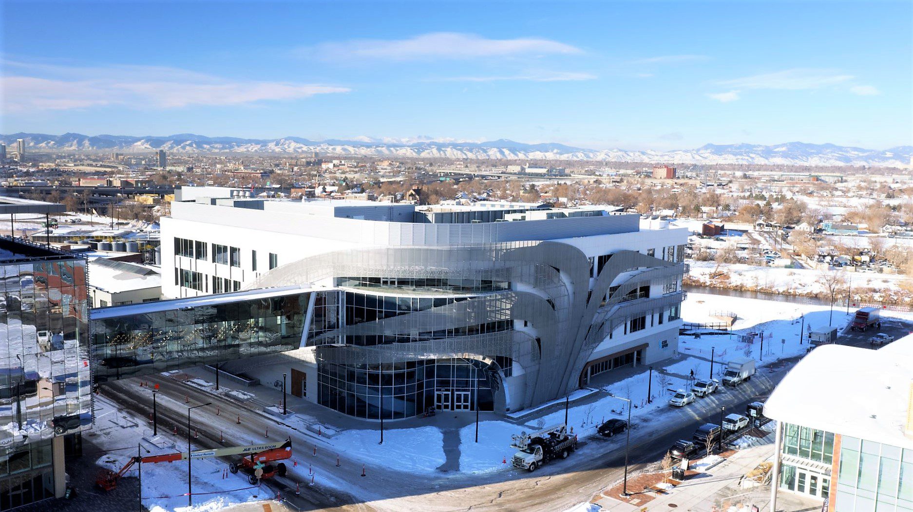 The new Hydro building on the CSU Spur campus houses Denver Water’s new water quality laboratory