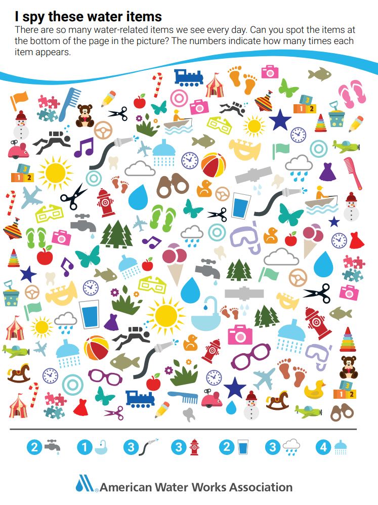 Drinking Water Week Eye Spy