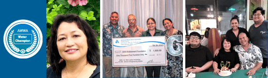 AWWA Water Champion Evangeline Lujan of Guam