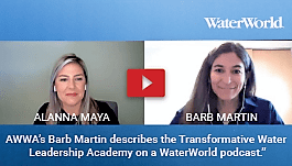 WaterWorld's Alanna Maya interviews AWWA's Barb Martin
