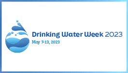 Drinking Water Week 2023 May 7-13, 2023 logo