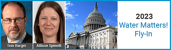 Tom Barger, Allison Spinelli, 2023 Water Matters! Fly-In