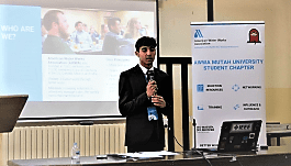 Mu'tah University student chapter president Diar Almatarneh