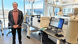Alfonso Gonzales, water quality laboratory manager, stands in Denver Water’s new water quality lab.