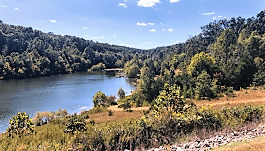 Mountain lake in Tennessee
