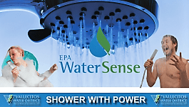 Image of shower video created by Vallecitos Water District