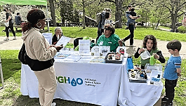 Pittsburgh Water-sponsored booth at Arbor Day event.