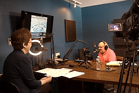 Dave Kuzminski conducting a podcast interview